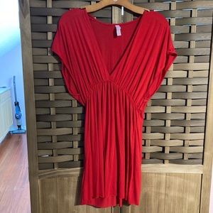Victorias Secret V cut knee length Red Sundress small